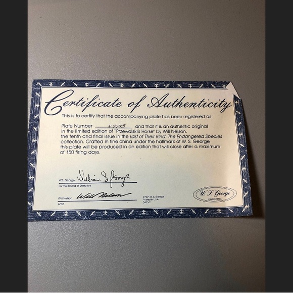 Przewalski’s Horse Bradford Exchange Plate - Picture 6 of 7